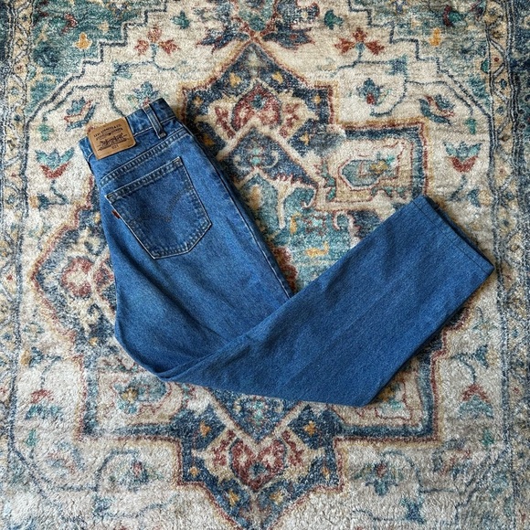 Vintage 90s Levi’s 631 Orange Tab Mid Wash Blue Jeans Size 28 - Picture 1 of 6